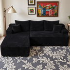 Reed | Ribbed Chaise Sofa